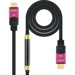 cable nanocable hdmi macho a macho alta velocidad v2.0 repetidor para amplificar señal 25m negro rosa 10.15.3725 cable nanocable hdmi macho a macho alta velocidad v2.0 repet | 10.15.3725 | 8433281009776 | Hay 1 unidades en almacén