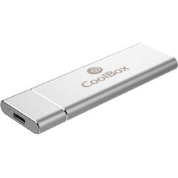 CAJA DISCO M.2 SSD COOLBOX MINICHASE N31 USB 3.1 PLATA COO-MCM-NVME | 8436556148859 [1 de 2]