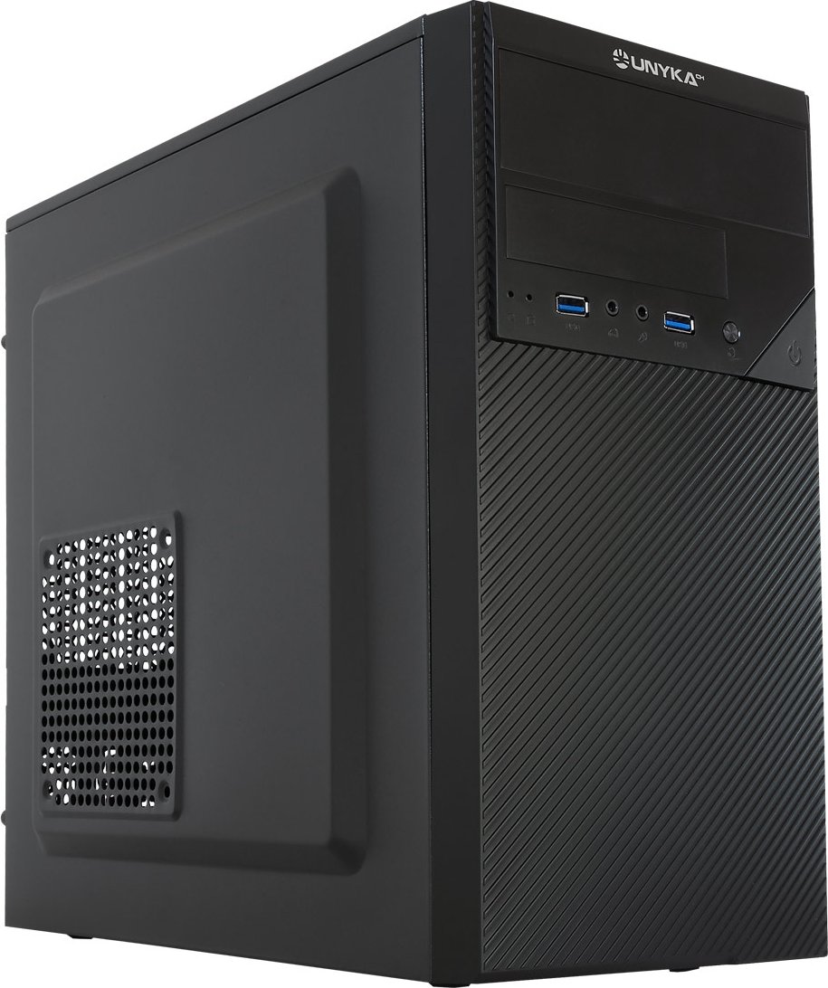 Caja Micro Atx Unyka Armor C21 Negra 1 Usb 3.0 Y 1 Usb 2.0 511205 - Innova  Informática : Carcasas formato Semitorre