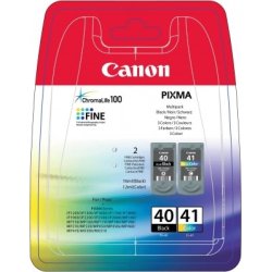 Canon Pg-40 Cl-41 Pack Cartucho Tinta Original Negro Color | 0615B043 | 4960999974224