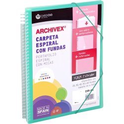 CARCHIVO 53032054 portafolio para presentaciones 20 bolsillo | 8422951054253 | Hay 1 unidades en almacén
