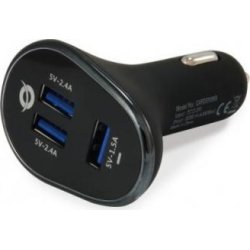 CARGADOR COCHE CONCEPTRONIC 3 PUERTOS USB A 2 P 5V/2.4A 1P 5 | CARDEN06B | 4015867208977 | Hay 9 unidades en almacén