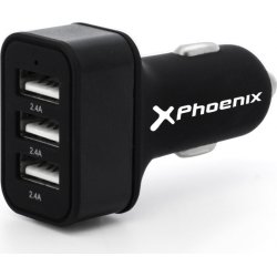 CARGADOR COCHE UNIVERSAL PHOENIX PHCARCHARGER3USB 5V 3 X USB | 8436043201579 | Hay 47 unidades en almacén