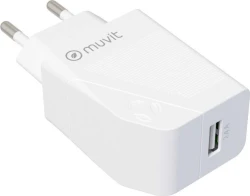cargador de pared muvit for chance usb 5v 2.4a 12w cable usb tipo-c 3a 1.2 metros blanco MCPAK0002 cargador de pared muvit for chance usb 5v 2.4a 12w cable usb | MCPAK0002 | 3663111144925 | Hay 1285 unidades en almacén