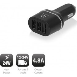 CARGADOR EWENT EW1202 COCHE USB 4.8A | 8056045879776 | Hay 25 unidades en almacén