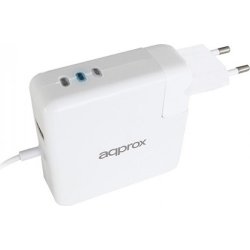 CARGADOR PORTATIL APPROX APPLE MCBOOK CONECTOR TYPE L APPUAA | APPUAAPL | 8435099522867 | Hay 5 unidades en almacén
