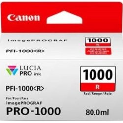 Cartucho Canon 0554c001 1000 R Rojo Pfi-1000r | 4549292045000