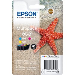 Cartucho Epson Multipack 3-colours 603 Ink C13T03U54010 | 8715946674148 [1 de 2]
