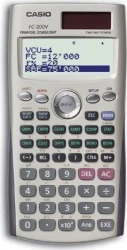 Casio FC-200V calculadora Bolsillo Calculadora financiera | FC-200V-2 | 4971850167006 | Hay 5 unidades en almacén