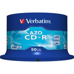 CD-R VERBATIM 50 UNIDADES 700MB 52x 43343 | 0023942433439 | Hay 4 unidades en almacén