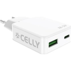 Celly SLIMTC1C1A45WWH cargador de dispositivo móvil Portát | 8021735220909 | Hay 1 unidades en almacén
