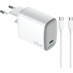 Celly UPTC1USBC65WCTC cargador de dispositivo móvil Smartph | 8021735212249 | Hay 1 unidades en almacén