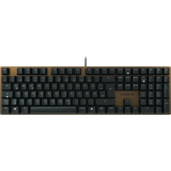 CHERRY KC 200 MX teclado USB QWERTZ Alemán Negro, Bronce | G80-3950LHBDE-2 | 4025112107498 | Hay 1 unidades en almacén