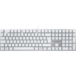 CHERRY KC 200 MX teclado USB QWERTZ Alemán Plata, Blanco | G80-3950LHBDE-1 | 4025112111051 | Hay 1 unidades en almacén