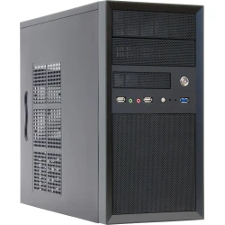 Chieftec CT-01B-OP carcasa de ordenador Mini Tower Negro | 4710713239401 | Hay 3 unidades en almacén