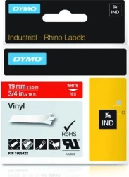 Cinta dymo etiquetas de vinilo ind blanco sobre rojo multicolor 1805422 Cinta dymo etiquetas de vinilo ind blanco sobre rojo multico | 1805422 | 0071701059789 | Hay 1 unidades en almacén