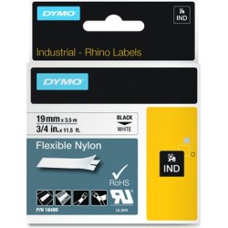 Cinta dymo nylon flexible ind negro sobre blanco multicolor  | 18489 | 0071701184894 | Hay 4 unidades en almacén