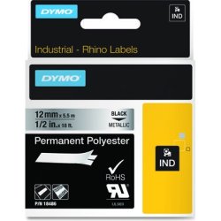 Cinta dymo poliester permanente ind negro sobe metalico mult | 18486 | 0071701184863 | Hay 5 unidades en almacén