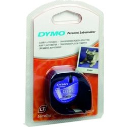 CINTA ROTULADORA AUTOADHESIVA DYMO PLASTICO NEGRO TRANSPARENTE 12MM X 4 METROS PARA ROTULADORAS LETRATAG S0721530 CINTA ROTULADORA AUTOADHESIVA DYMO PLASTICO NEGRO TRANSPAREN | S0721530 | 5411313122672 | Hay 2 unidades en almacén