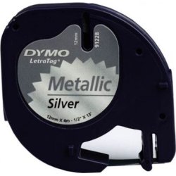 CINTA ROTULADORA METALIZADA AUTOADHESIVA DYMO 12MM X 4 METROS DE LONGITUD PARA ROTULADORAS LETRATAG 000941 CINTA ROTULADORA METALIZADA AUTOADHESIVA DYMO 12MM X 4 METRO | S0721730 | 5411313912082 | Hay 19 unidades en almacén