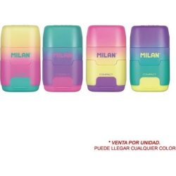 COMBINACION DE GOMA Y SACAPUNTAS DOBLE MILAN COMPACT SUNSET COLORES SURTIDOS 4721116 COMBINACION DE GOMA Y SACAPUNTAS DOBLE MILAN COMPACT SUNSET | 4721116 | 8411574080046 | Hay 2 unidades en almacén