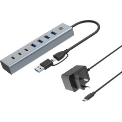 Conceptronic HUBBIES20GP hub de interfaz USB 3.2 Gen 1 (3.1  | 4015867238295 | Hay 20 unidades en almacén
