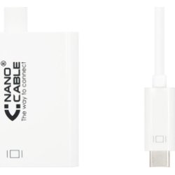 CONVERSOR NANOCABLE USB TIPO-C MACHO A DVI-D BLANCO 10.16.4103 CONVERSOR NANOCABLE USB TIPO-C MACHO A DVI-D BLANCO 10.16.41 | 10.16.4103 | 8433281008199 | Hay 5 unidades en almacén