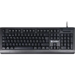 CoolBox COO-TEC04DNI teclado USB QWERTY Español Negro | 8436556141980 | Hay 12 unidades en almacén