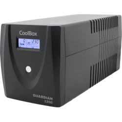 CoolBox Guardian 3 LCD 1200VA sistema de alimentación ininterrumpida (UPS) Línea interactiva 1,2 kVA 720 W 4 salidas AC CoolBox Guardian 3 LCD 1200VA sistema de alimentación inint | COO-SAIGD3-12D | 8437012429284 | Hay 1 unidades en almacén