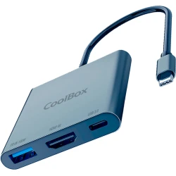 CoolBox MINIDOCK C31 ALUMINIO USB-C A HDMI 4K/USB-A/USB-C 3.2 GEN1 PC/MAC/CONSOLAS CoolBox MINIDOCK C31 ALUMINIO USB-C A HDMI 4K/USB-A/USB-C 3. | COO-DOCK-C-31 | 8436624420269 | Hay 2 unidades en almacén