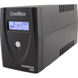 CoolBox SAI Guardian 3 LCD 800VA 480W 2 Schukos + Software CoolBox SAI Guardian 3 LCD 800VA 480W 2 Schukos + Software | COO-SAIGD3-800 | 8436624420887 | Hay 2 unidades en almacén