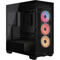 Corsair Midi Tower 3500X LXR LINK TG Negro | CC-9011324-WW | 0840440407119 | Hay 7 unidades en almacén