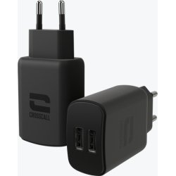 Crosscall Dual Usb-a Wall Charger Universal Negro Corriente Alter | 1301169999125 | 3700764724125 | 22,21 euros