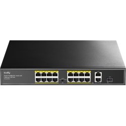 Cudy FS1018PS1 switch Fast Ethernet (10/100) Energͭa sobre  | 6971690790271 | Hay 1 unidades en almacén