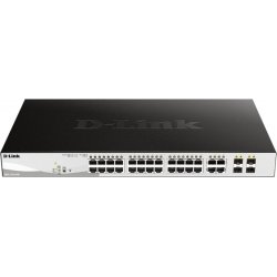 D-Link DGS-1210-24P/E Switch 24xGB 12xPoE 4xSFP | 0790069468537 | Hay 1 unidades en almacén