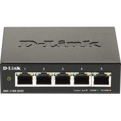 D-link Switch Gestionado Gigabit Ethernet (10/100/1000) Negro | DGS-1100-05V2 | 0790069453403