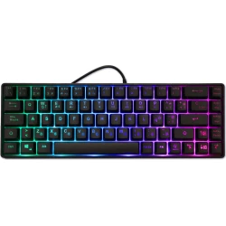 Deep Gaming mini TM065 teclado USB QWERTY Español Negro | DG-TEC65-RGB | 8436556141690 | Hay 3 unidades en almacén
