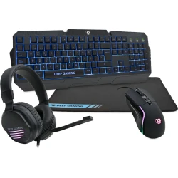 Deep Gaming Pack gaming DeepX-Wing 2 teclado Ratón incluido | DG-KTRAA-15 | 8437011128188 | Hay 3 unidades en almacén