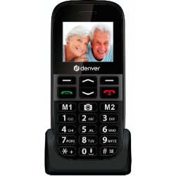 Denver BAS-18600L teléfono móvil 4,5 cm (1.77``) Negro Tel | 5706751074646 | 5706751074646 | Hay 10 unidades en almacén
