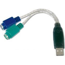 Digitus Adaptador ® USB - PS / 2 | DA-70118 | 4016032117933 | Hay 35 unidades en almacén