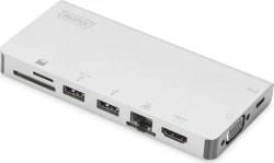 Digitus Base para portátil y replicador de puertos Alámbri | DA-70866 | 4016032450443 | Hay 2 unidades en almacén