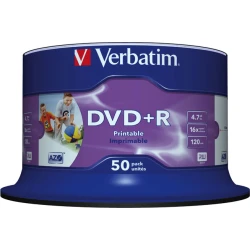 DVD+R VERBATIM 50 UNIDADES 4.7GB 16x IMPRIMIBLE 43512 DVD+R VERBATIM 50 UNIDADES 4.7GB 16x IMPRIMIBLE 43512 | 0239424351294 | Hay 6 unidades en almacén