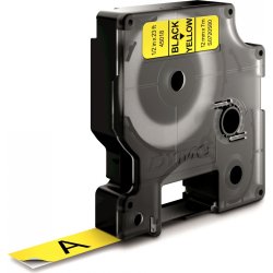 Dymo D1 Etiquetas estandar negro sobre amarillo 12mm x 7m poliester Dymo D1 Etiquetas estandar negro sobre amarillo 12mm x 7m po | S0720580 | 5411313450188 | Hay 96 unidades en almacén
