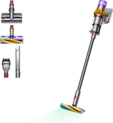 Dyson V15 Detect Absolute aspiradora de mano Níquel, Amaril | 446986-01 | 5025155081754 | Hay 75 unidades en almacén