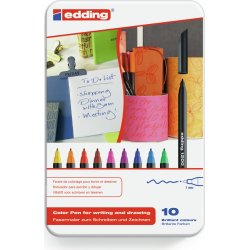 Edding 1200 colourpen rotulador Fino Negro, Azul, Marrón, Verde, Naranja, Rosa, Púrpura, Rojo, Amarillo 10 pieza(s) Edding 1200 colourpen rotulador Fino Negro, Azul, Marrón, V | 1200-10-S | 4004764875160 | Hay 22 unidades en almacén