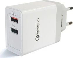 Eightt Cargador USB Qualcoom 3.0 18W máx., para smartphone  | EQC2V2 | 8425402168653 | Hay 2 unidades en almacén