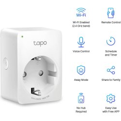 Enchufe Inteligente Tp-link Tapo P100 Mini Smart Wifi | Tapo P100 (1-PACK) | 4897098681619 | 11,75 euros