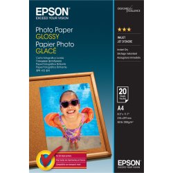 Epson Photo Paper Glossy - A4 - 20 Hojas Epson Photo Paper Glossy - A4 - 20 Hojas | C13S042538 | 8715946529431 | Hay 5 unidades en almacén