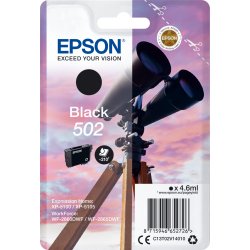 Epson Singlepack Black 502 Ink | C13T02V140 | 8715946652726