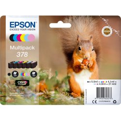 Epson Squirrel Multipack 6-colours 378 Cartucho Claria Photo Hd I | C13T37884020 | 8715946646480